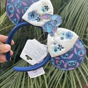 Disney Stitch Lilo and Stitch Minnie Mouse Bow Ears Headband Disney Parks